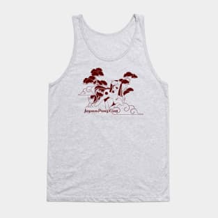 Poniko among bonsai trees Tank Top